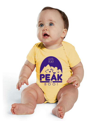 Peak a Boo infant baby bodysuit romper onesie shirt tshirt t-shirt