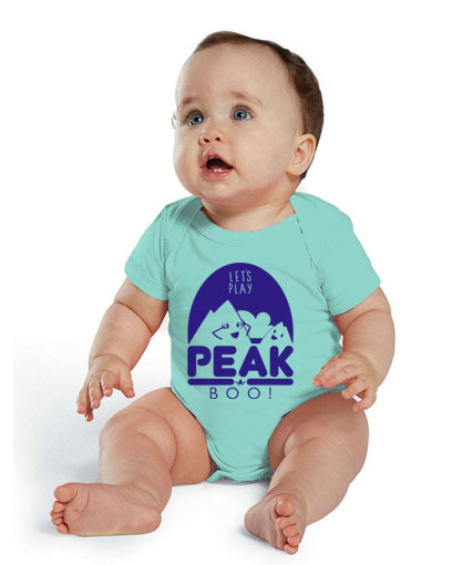 Peak a Boo infant baby bodysuit romper onesie shirt tshirt t-shirt